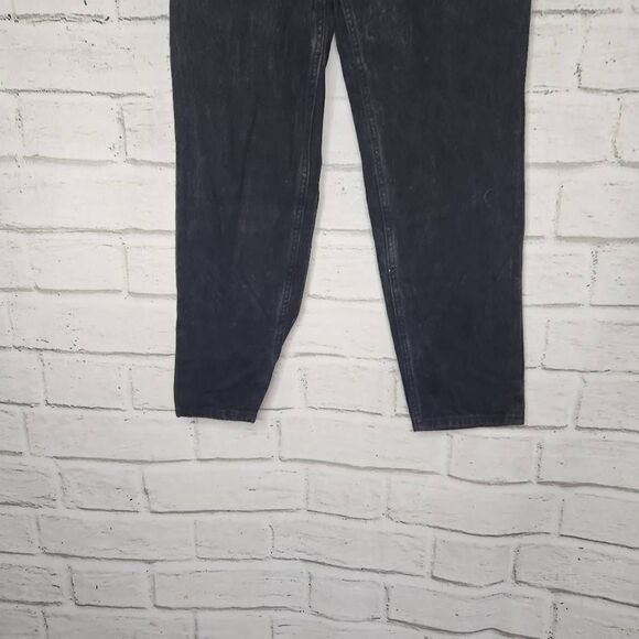 Gitano High-Rise Straight-Leg Vintage Denim Jeans Black Size 10 100% Cotton - Picture 4 of 12
